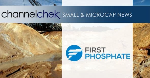 Release – First Phosphate Files NI 43-101 Technical Report for Updated Mineral Resource Estimate for Bégin-Lamarche Igneous Phosphate Deposit