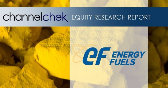 Energy Fuels (UUUU) – Investment premise starting to become reality