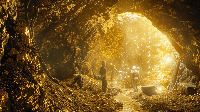 Gold Shines Bright, Miners See Green as Bullion Surges Past $2,400